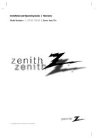 Zenith C27F43 C32F43 TV Operating Manual